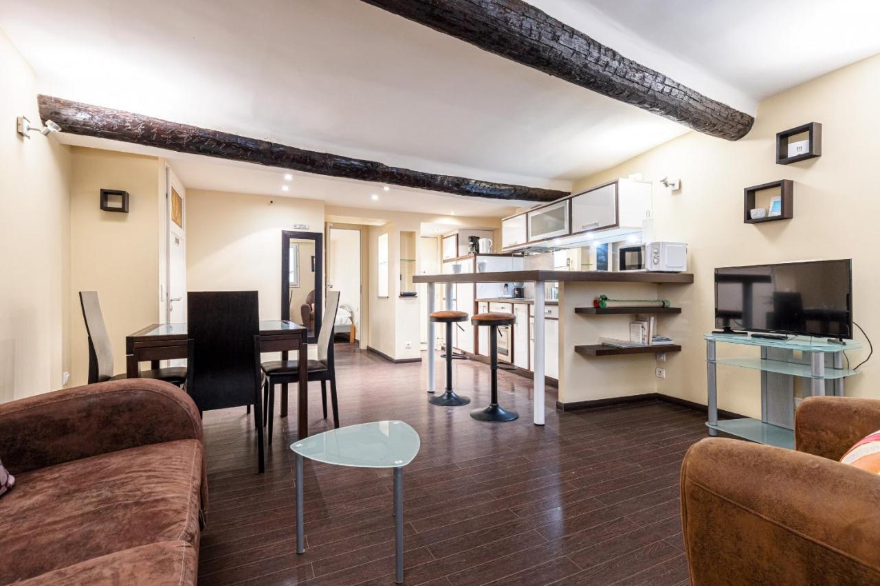 Ferienwohnung Atypical Cozy 1 Bdr Old Town Nizza Exterior foto